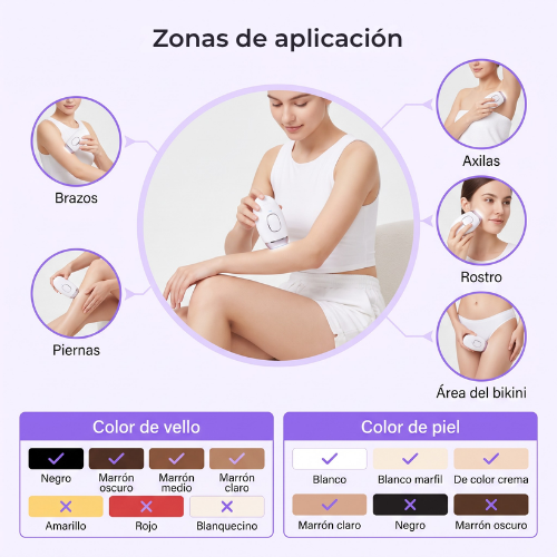 Glowi™ Depiladora Láser IPL